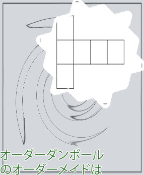ダンボール サイコロ